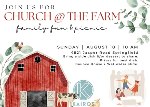 Join us for Church @ The Farm family fun & picnic